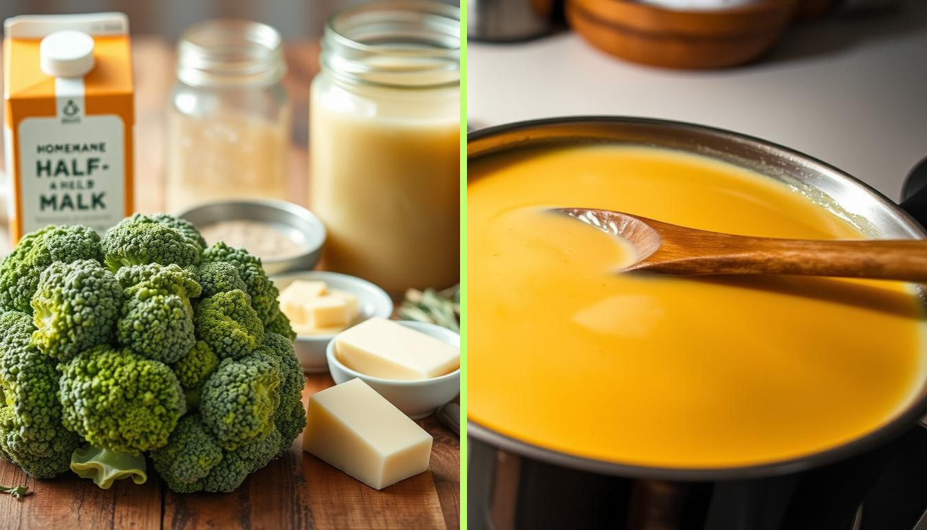 Broccoli Soup with Heavy Cream